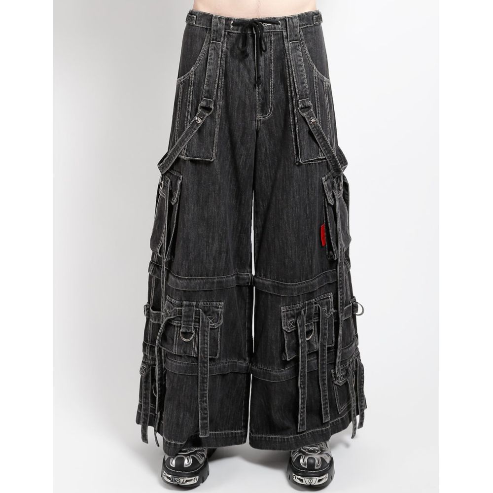 Vintage Tripp NYC Black Wide Leg Pants Goth/Punk/Rave